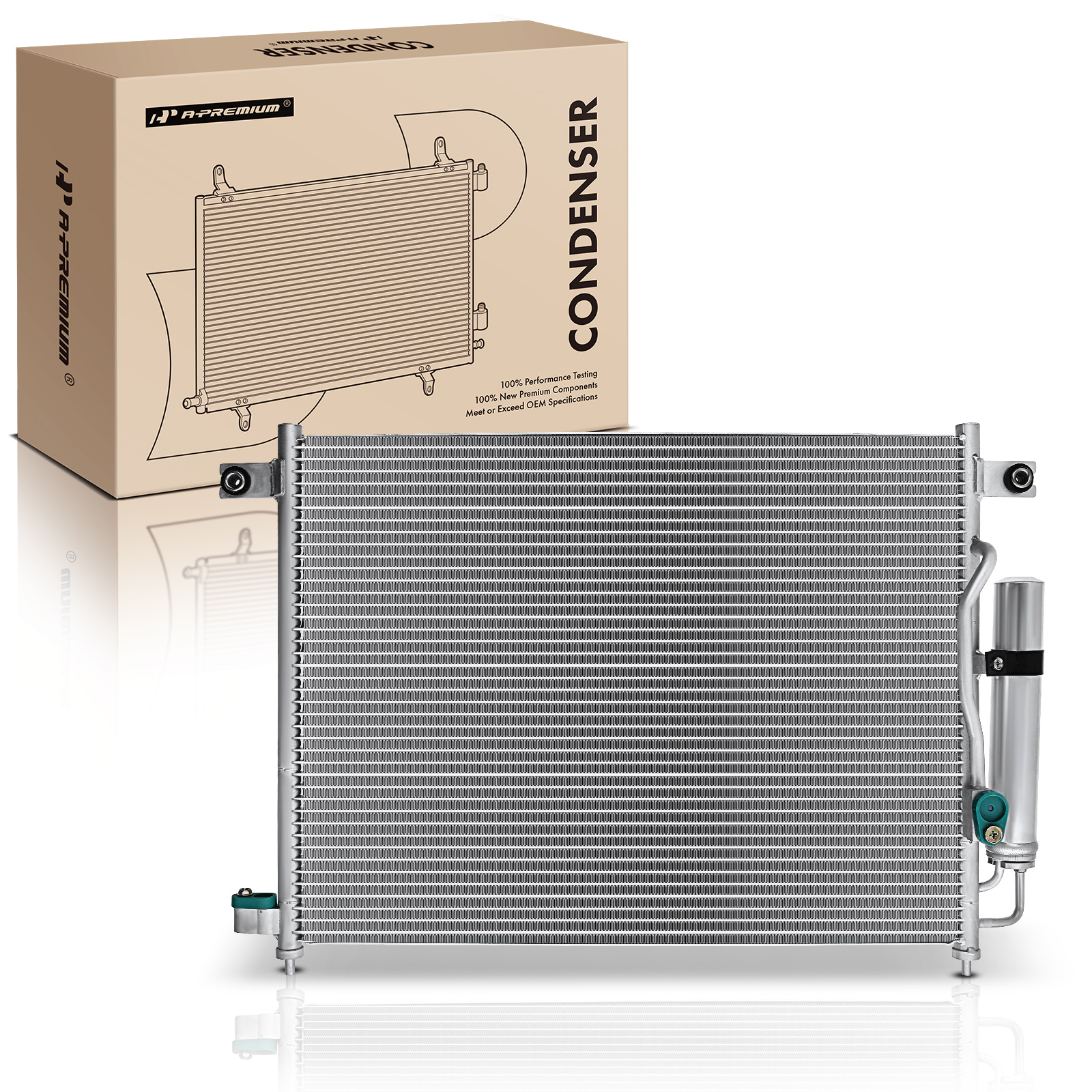 AC Condenser with Receiver Drier