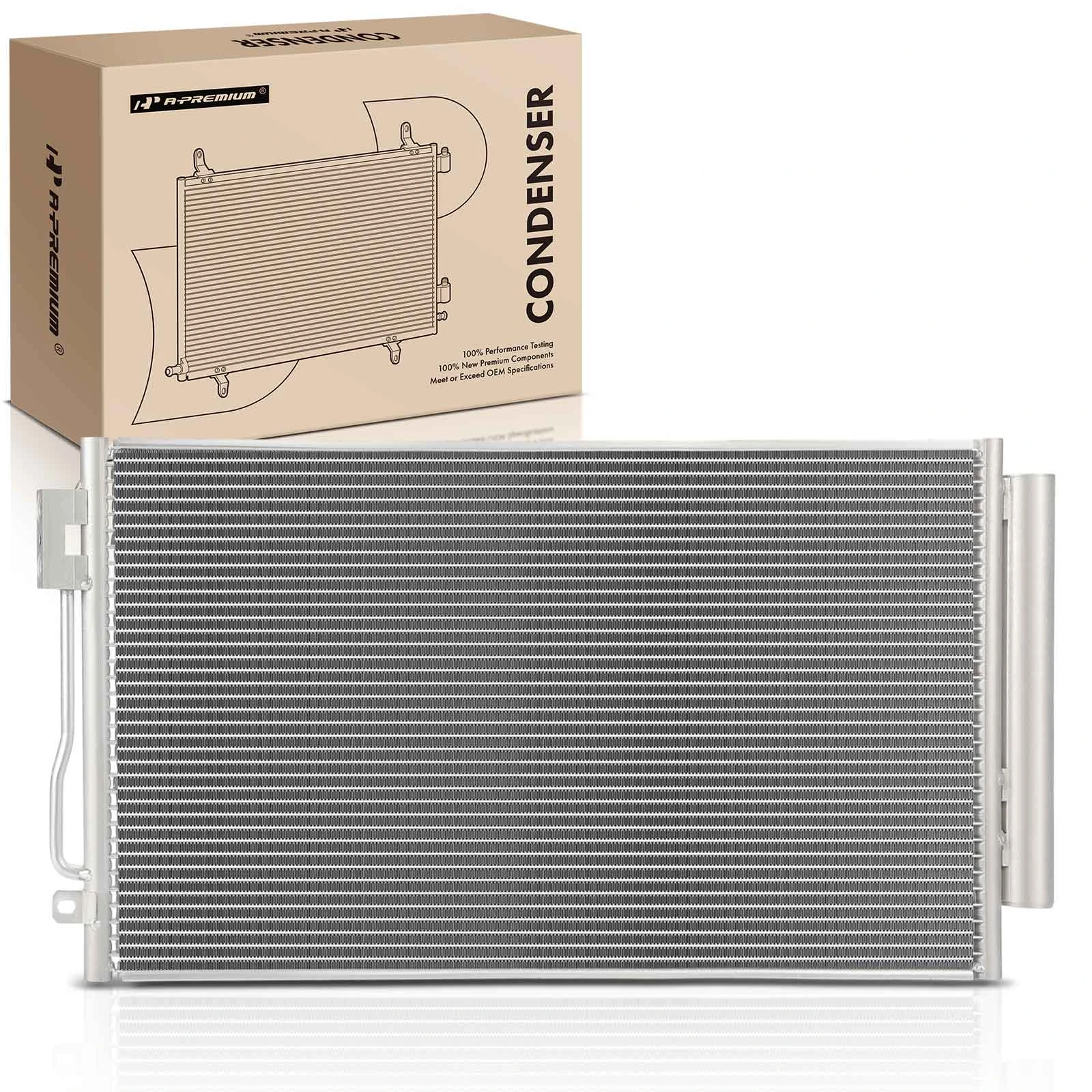 AC Condenser with Receiver Drier & Bracket