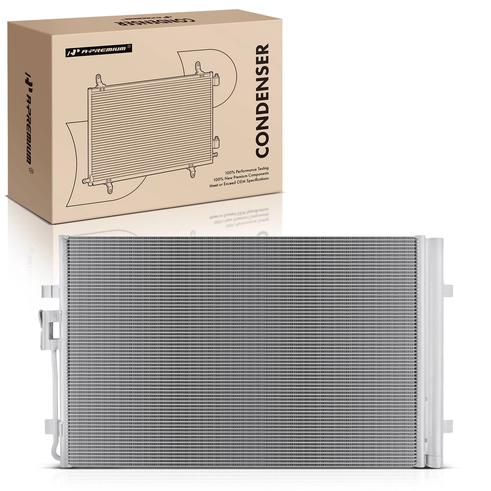 AC Condenser with Receiver Drier for 2018-2021 Volkswagen Atlas