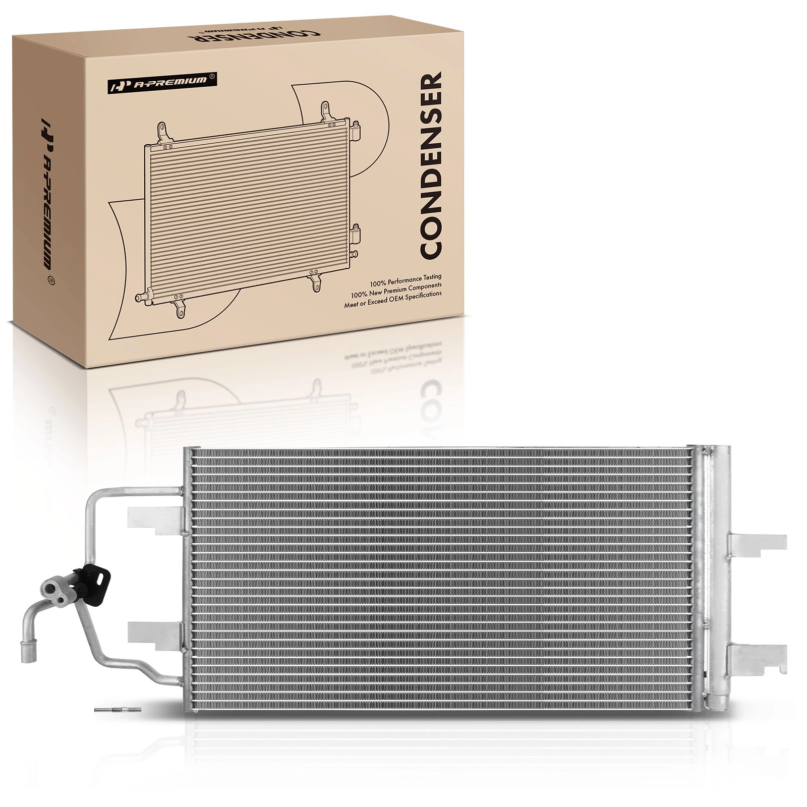 AC Condenser with Receiver Drier for 2006-2009 Chevrolet Impala