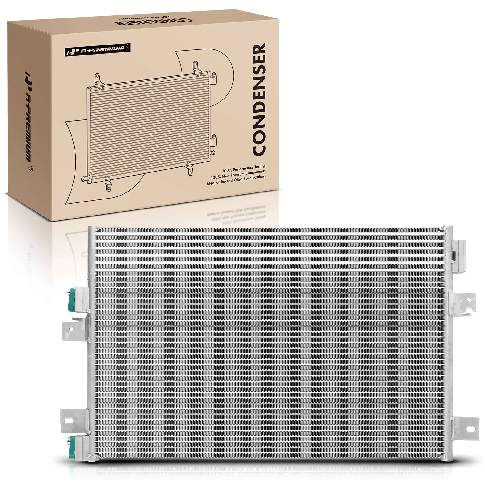 AC Condenser without Receiver Drier for 2011-2014 Chrysler 200