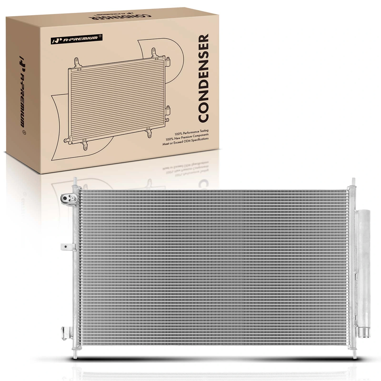 AC Condenser with Receiver Drier
