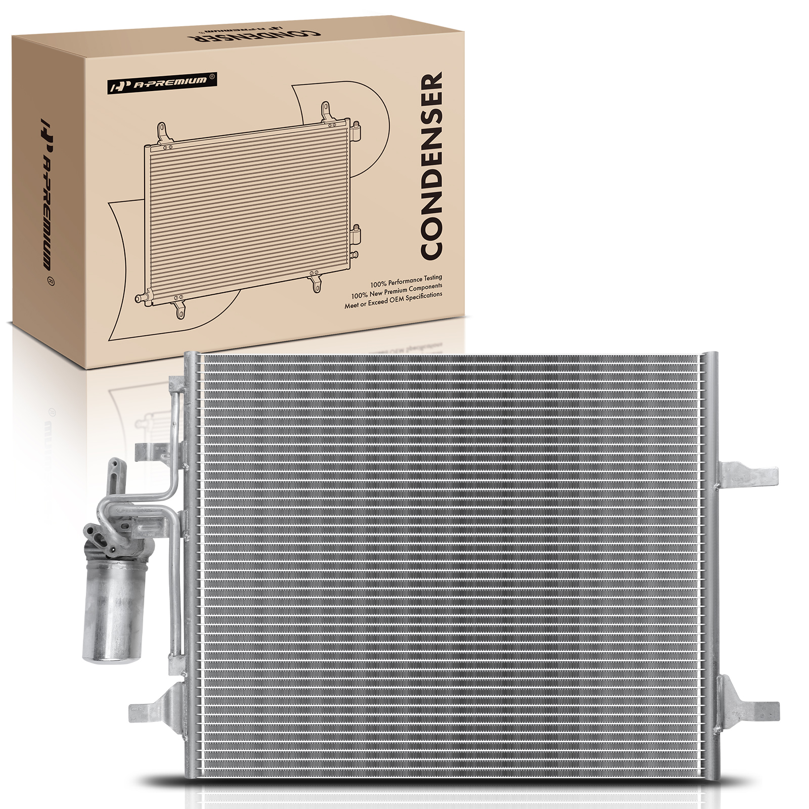 AC Condenser with Receiver Drier