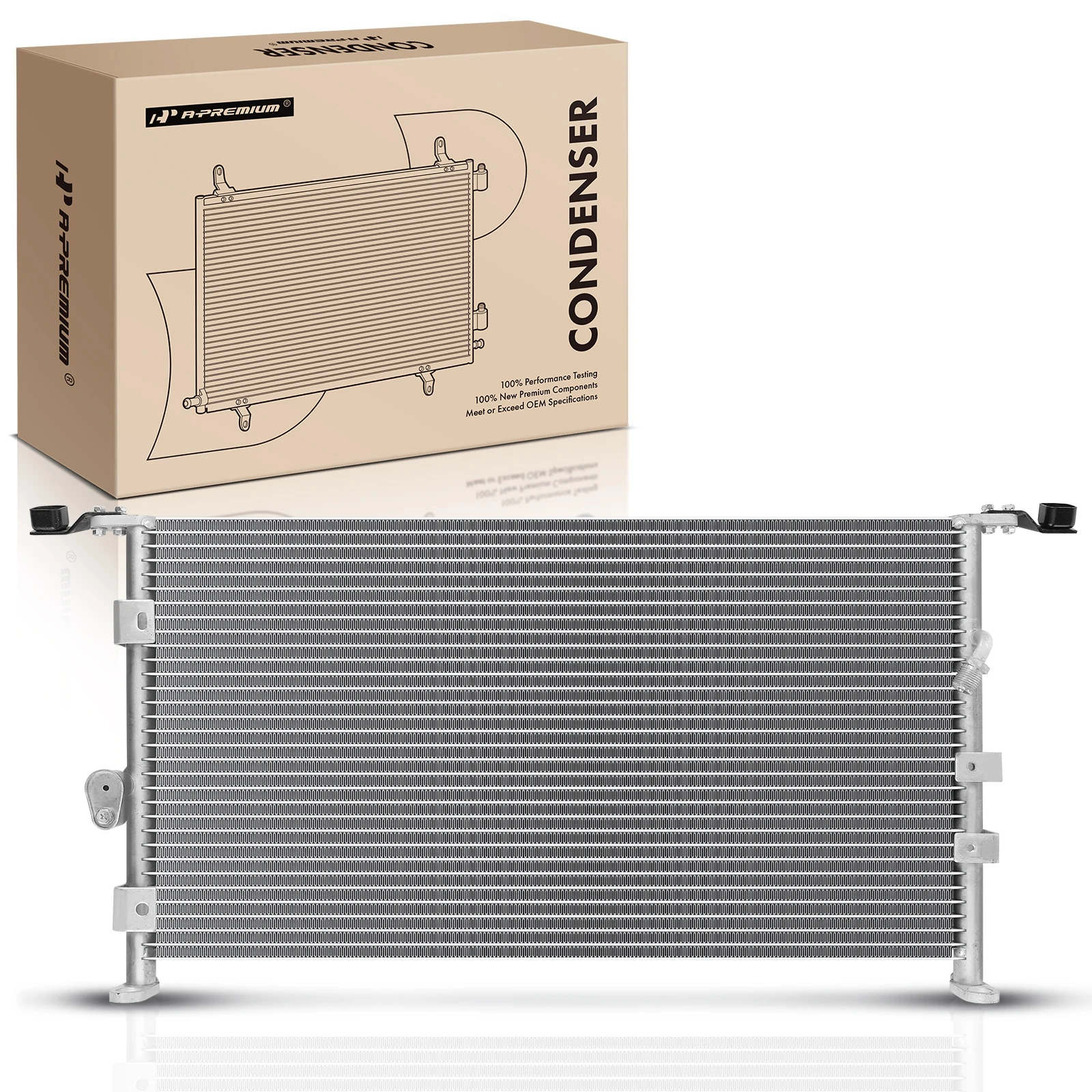 AC Condenser without Receiver Drier for 1994-1997 Geo Prizm