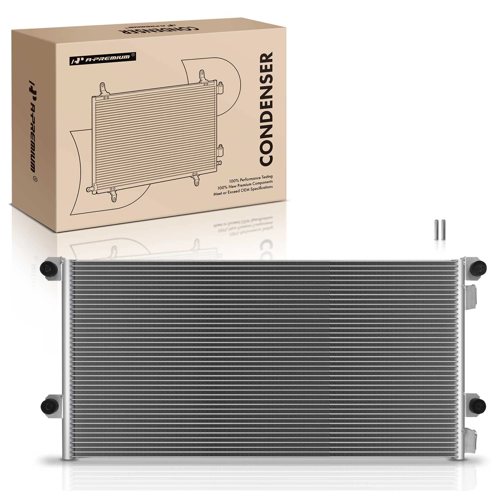 AC Condenser without Receiver Drier for 2012-2015 Mack GU5