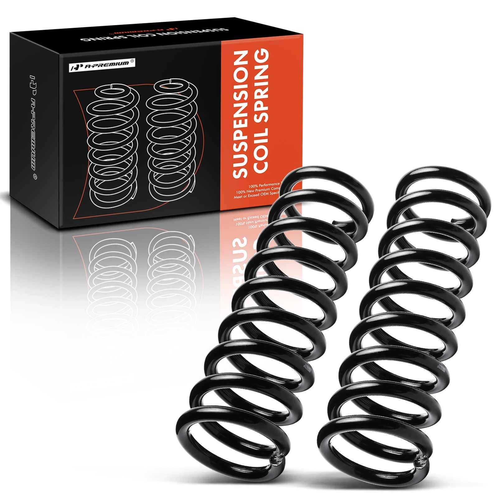 2 Pcs Front Coil Springs