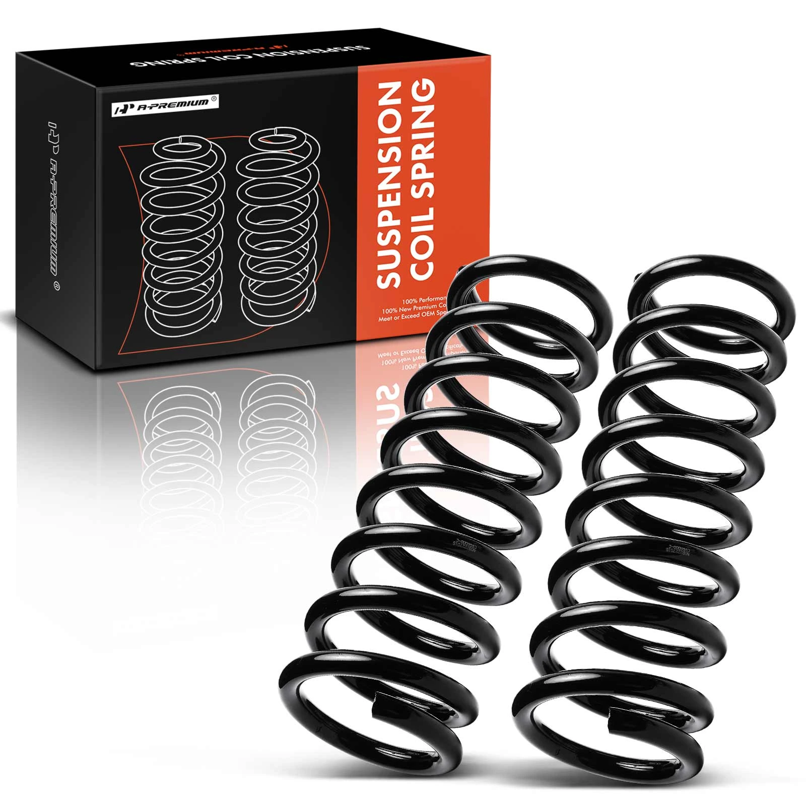 2 Pcs Front Coil Springs