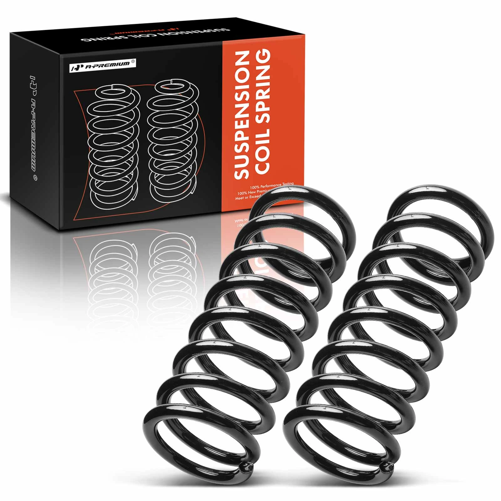 2 Pcs Front Coil Springs