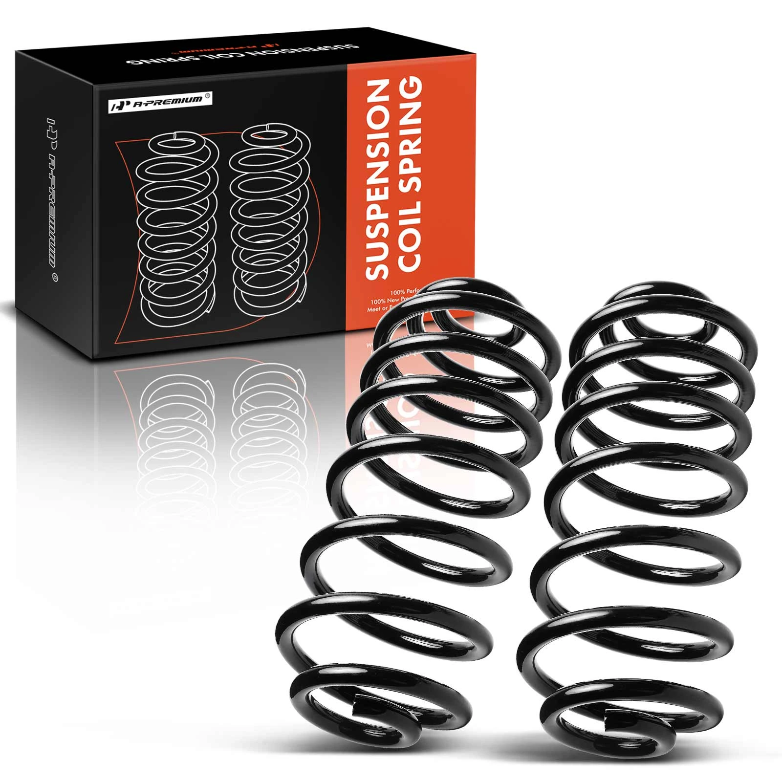 2 Pcs Rear Coil Springs