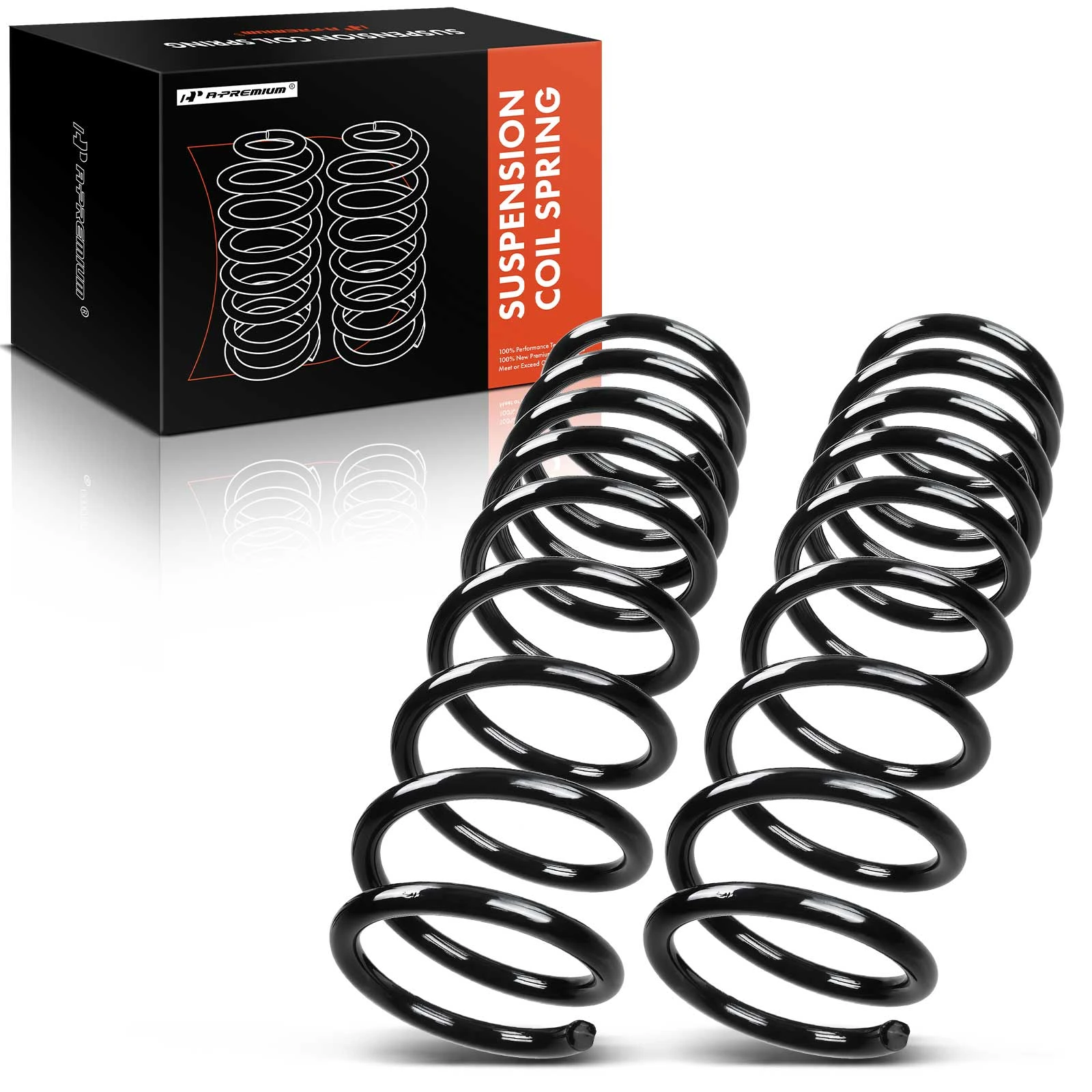 2 Pcs Rear Suspension Coil Springs