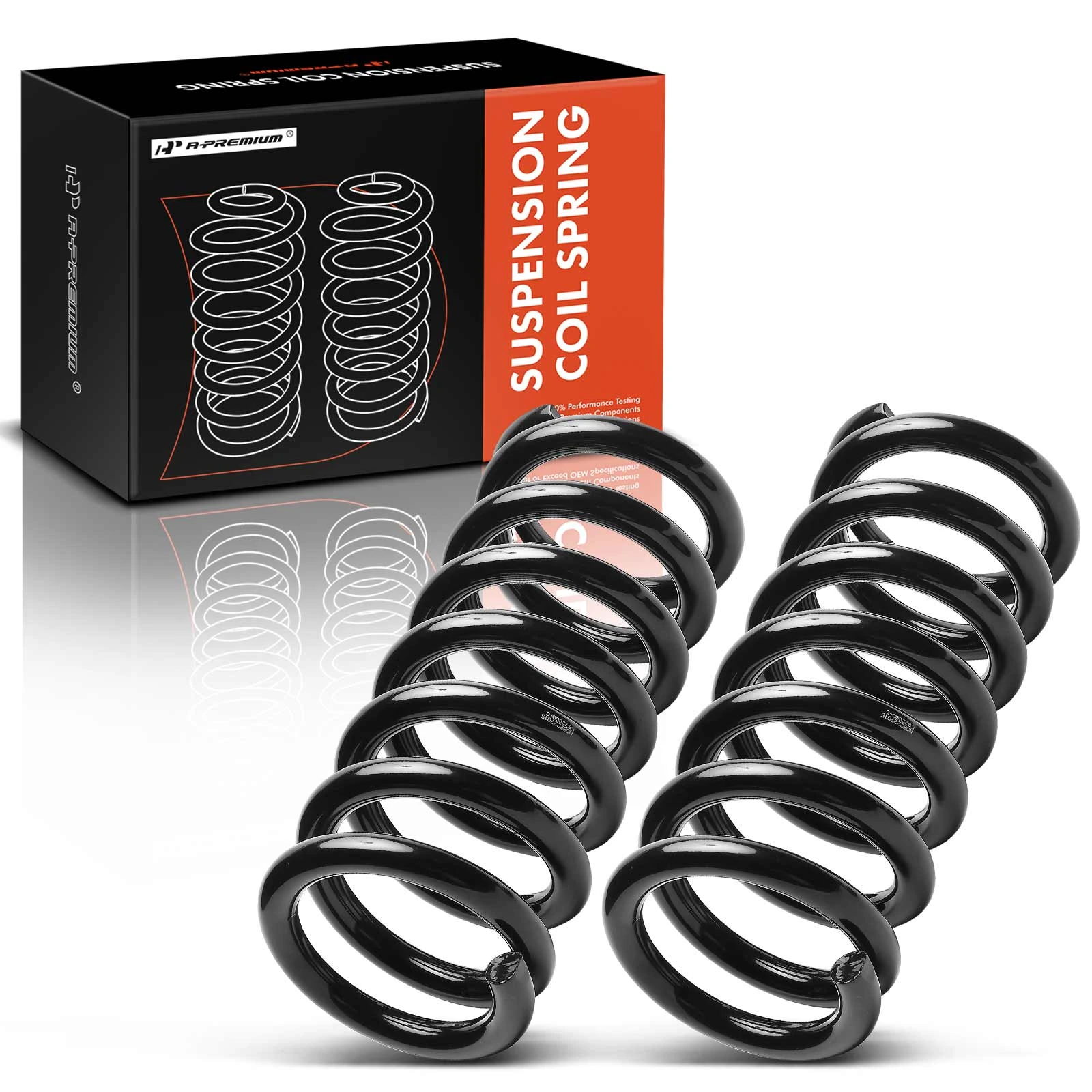 2 Pcs Front Coil Springs