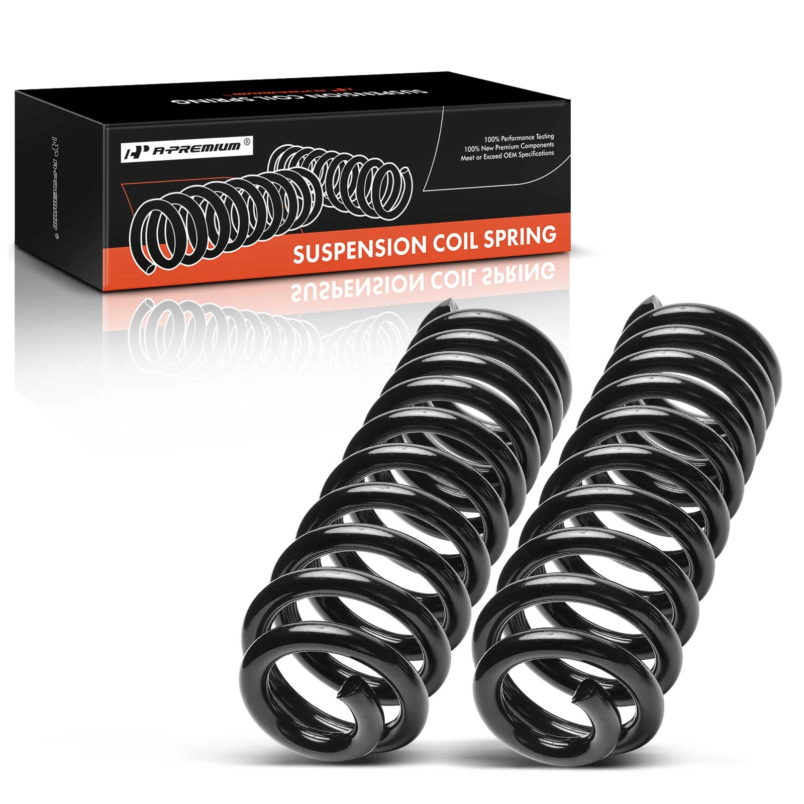 2 Pcs Front Coil Springs