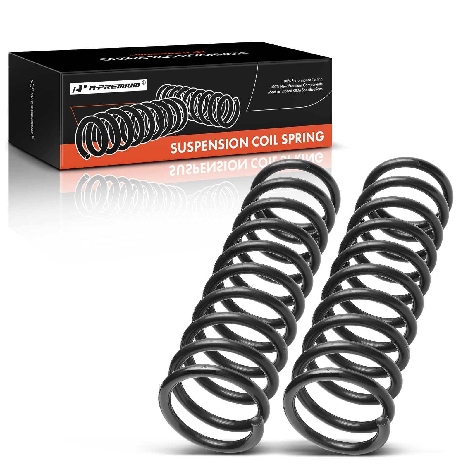 2 Pcs Front Coil Springs for 2001-2005 Kia Rio