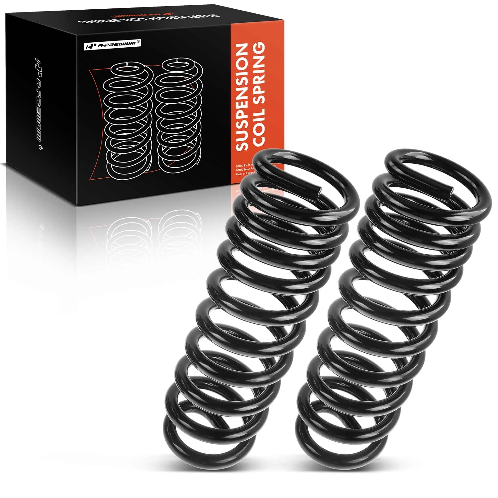 2 Pcs Front Variable Rate Coil Springs