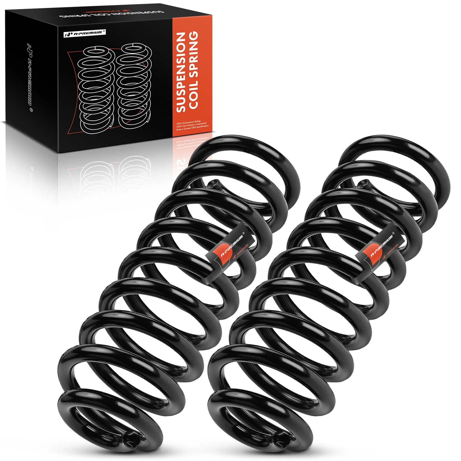 2 Pcs Front Coil Springs