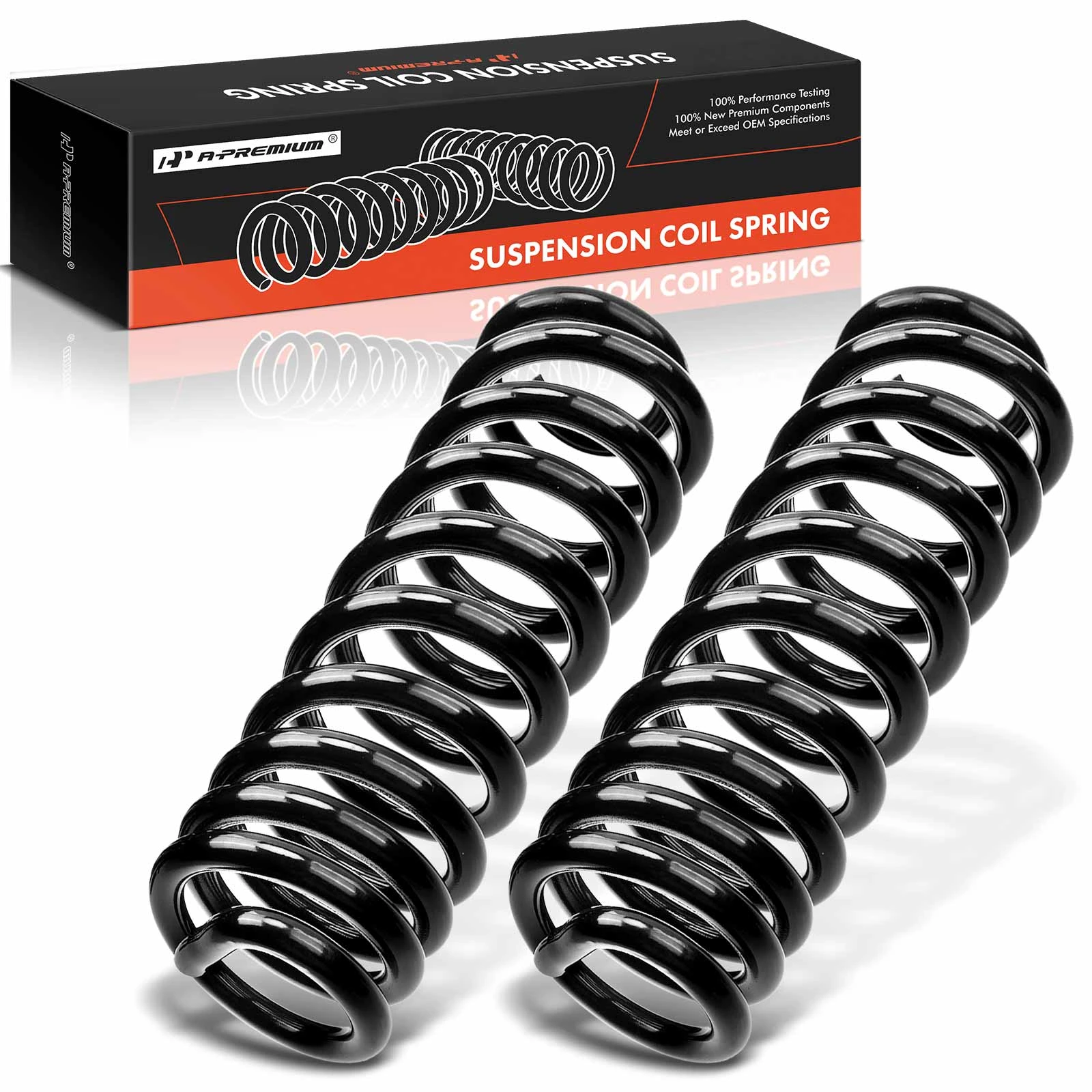 2 Pcs Front Suspension Coil Springs