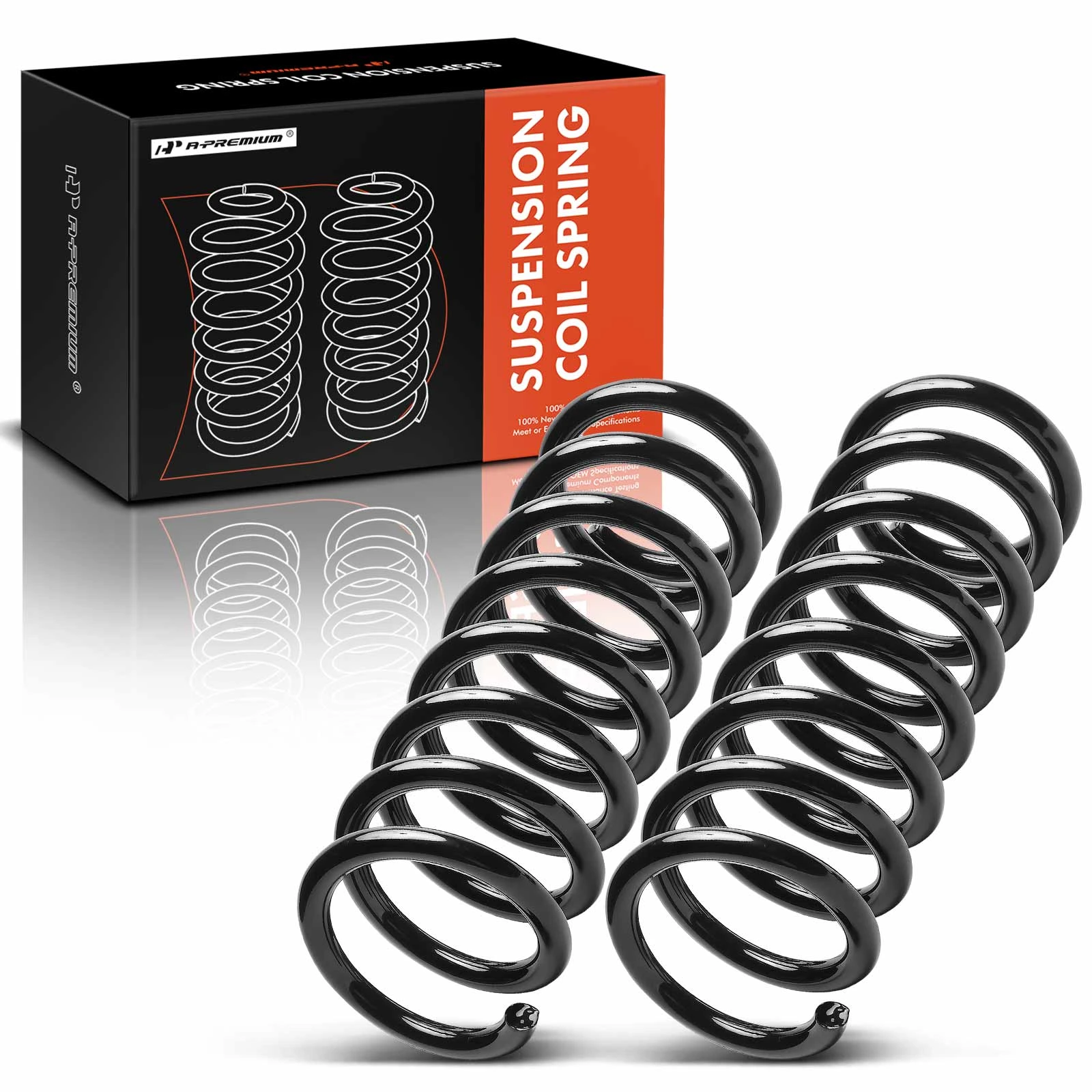 2 Pcs Front Coil Springs
