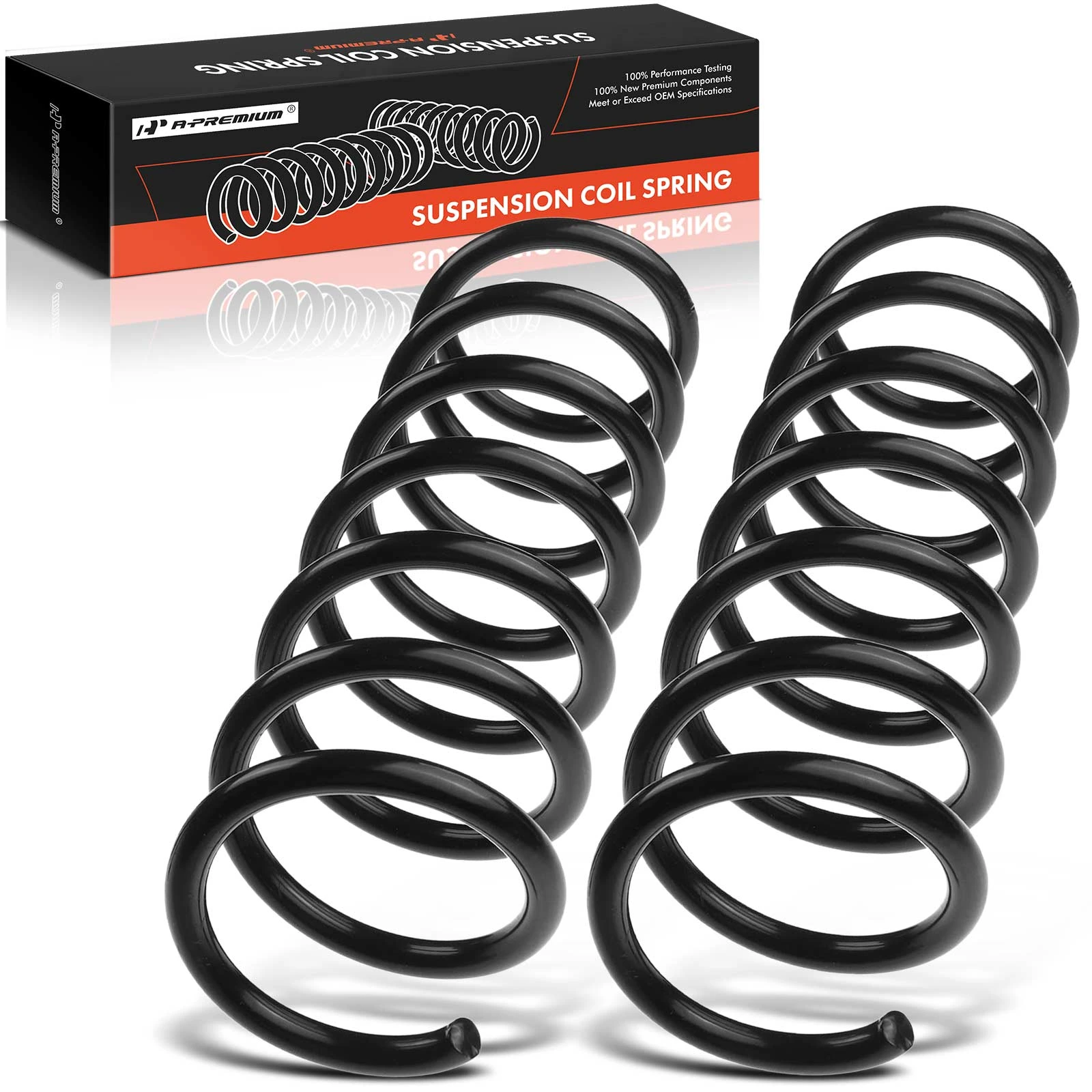 2 Pcs Rear Suspension Coil Springs