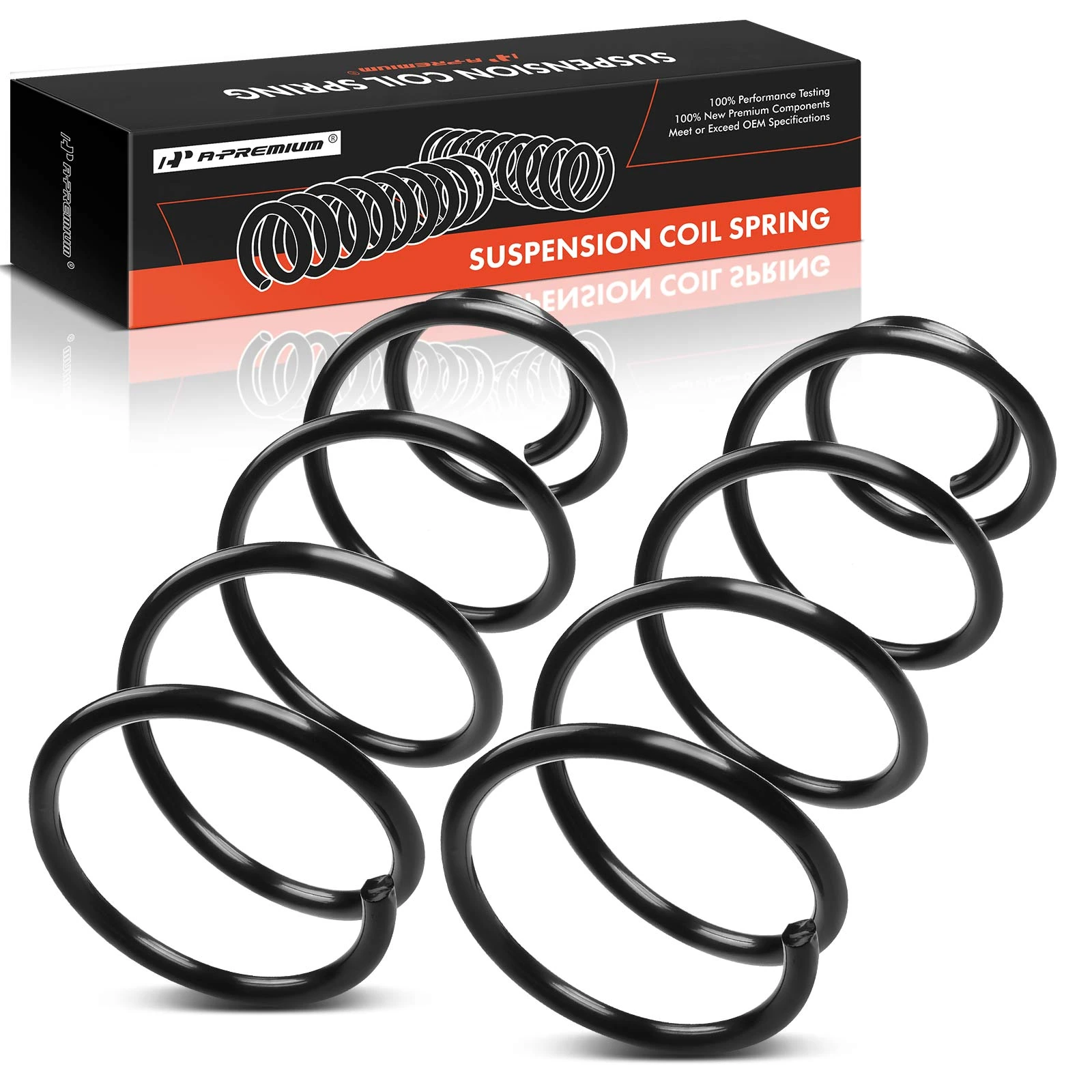 2 Pcs Front Suspension Coil Springs