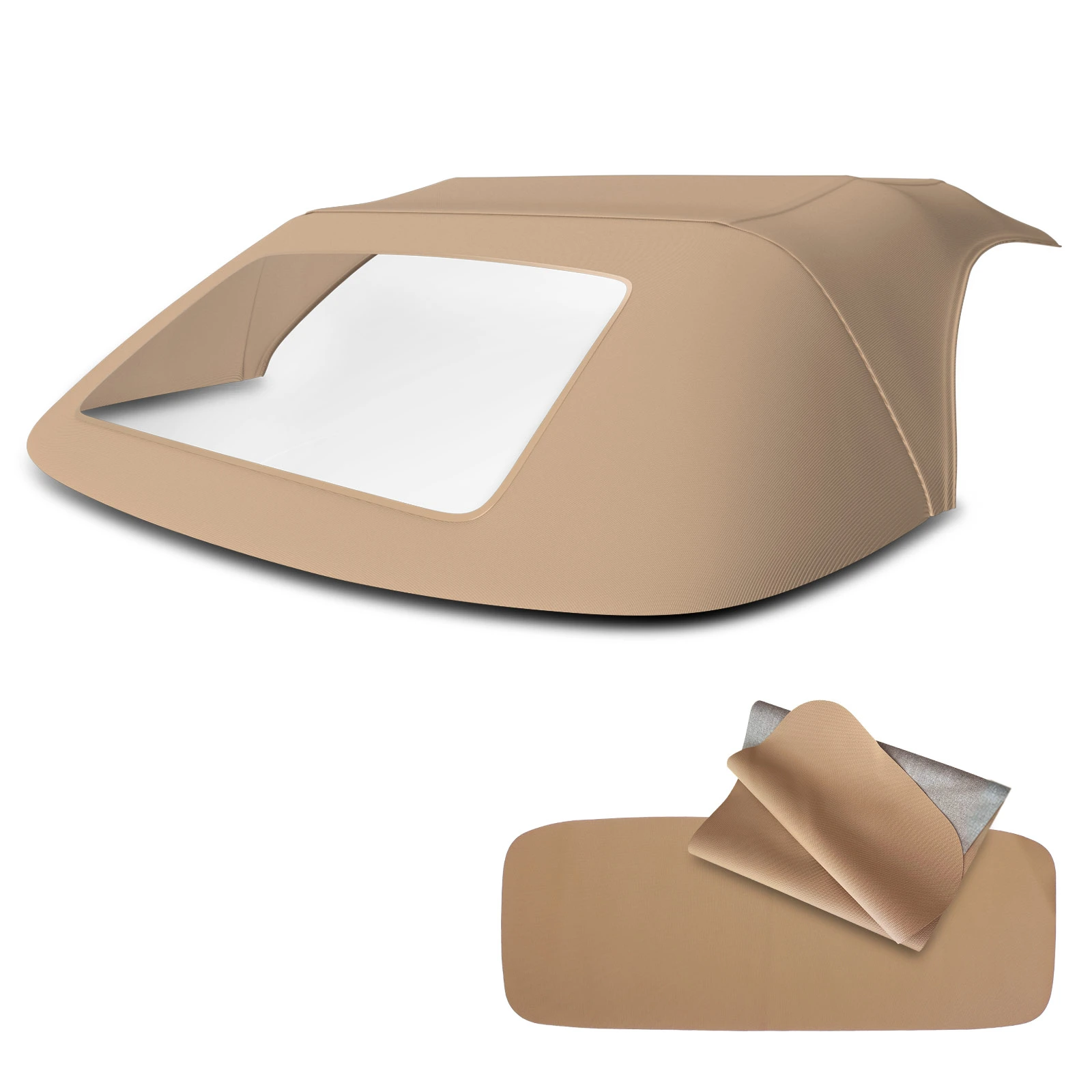 Convertible Soft Top with Plastic Window for 1994-2004 Ford Mustang