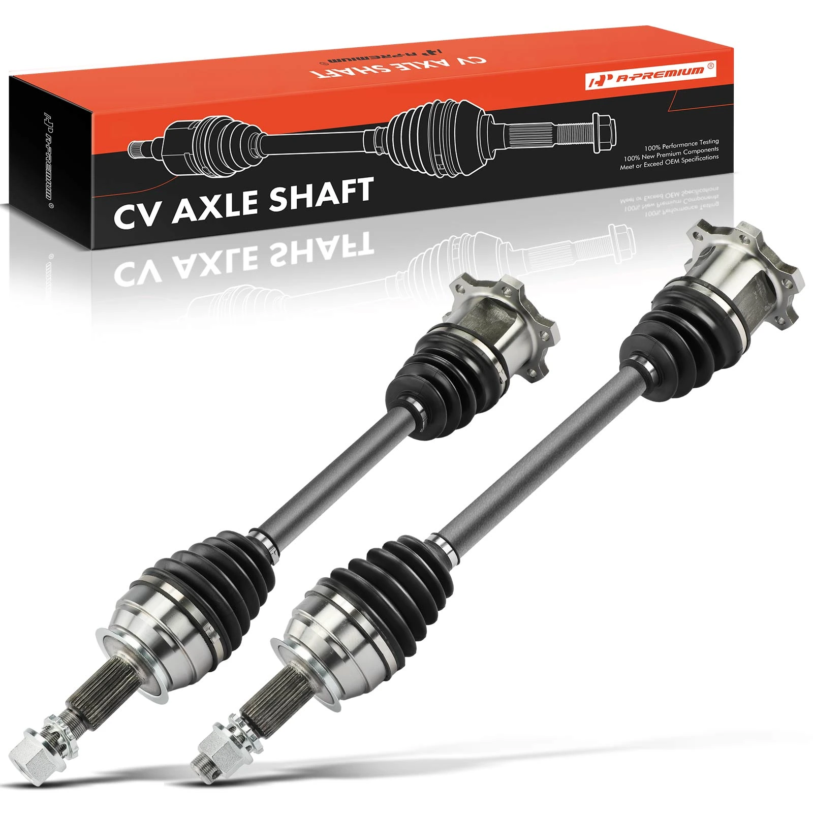 2 Pcs Rear CV Axle Shaft Assembly