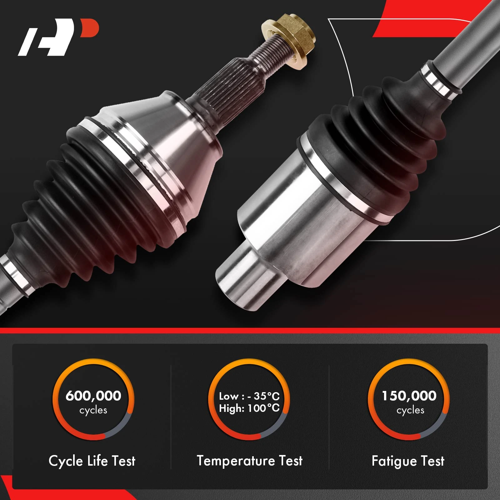 Axle Shaft Cardan Avant Gauche AUTOCLUB 4WD Front CV Axle For 2012-2022 Ram  1500 2019-2020 Ram 1500 Classic Replacement Assembly Shaft Passenger Driver  Side 2pc Set - 66-3740 Cardan Avant Droit Cv Axle Shaft