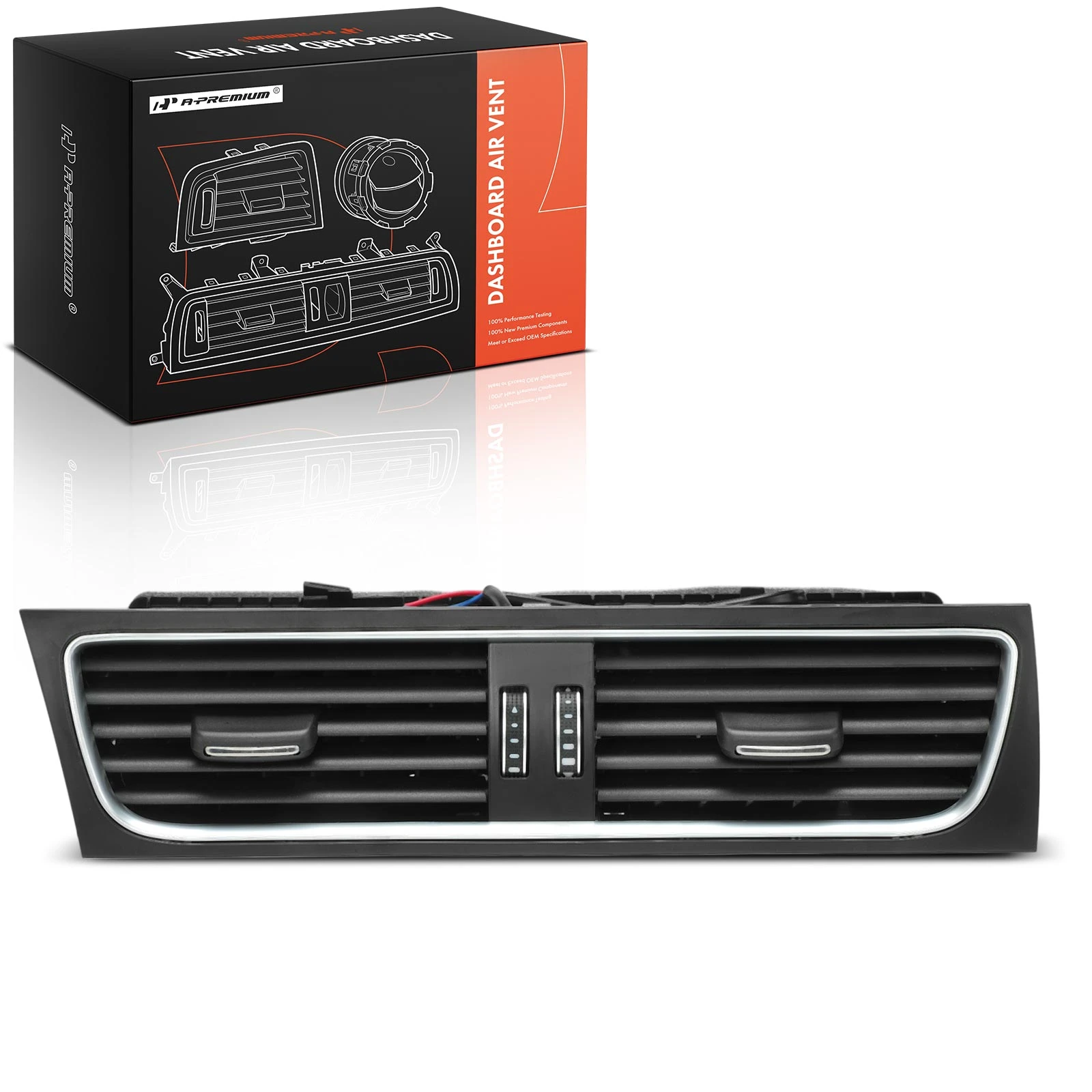 Center Dashboard Air Vent Plastic for 2008-2012 Audi A4