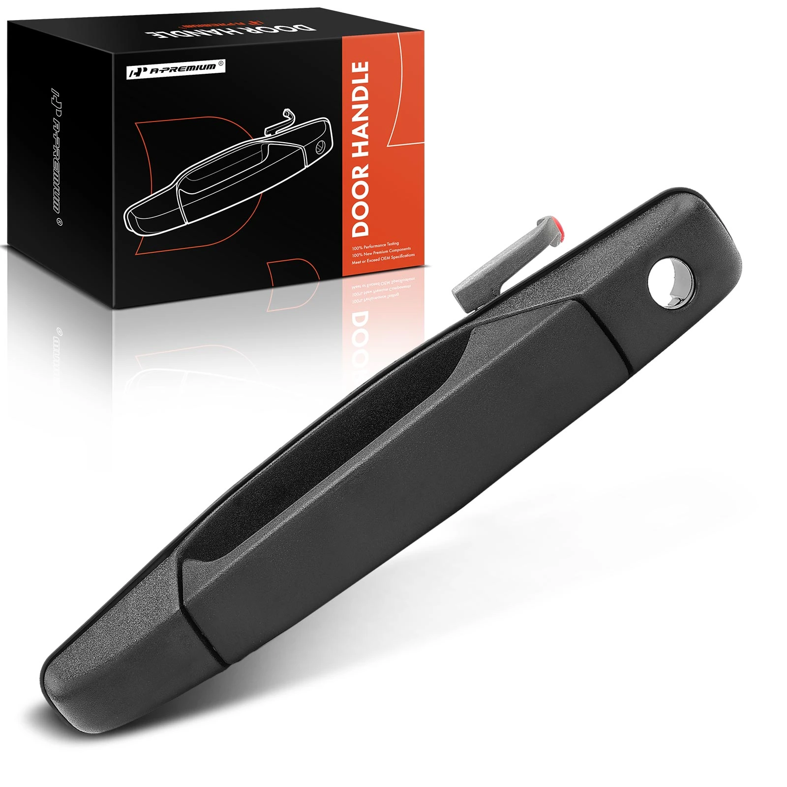 Front Driver Textured Black Exterior Door Handle for 2007-2014 GMC Yukon