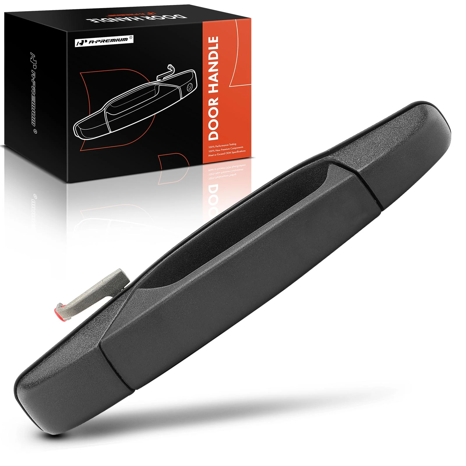 Front Passenger Textured Black Exterior Door Handle