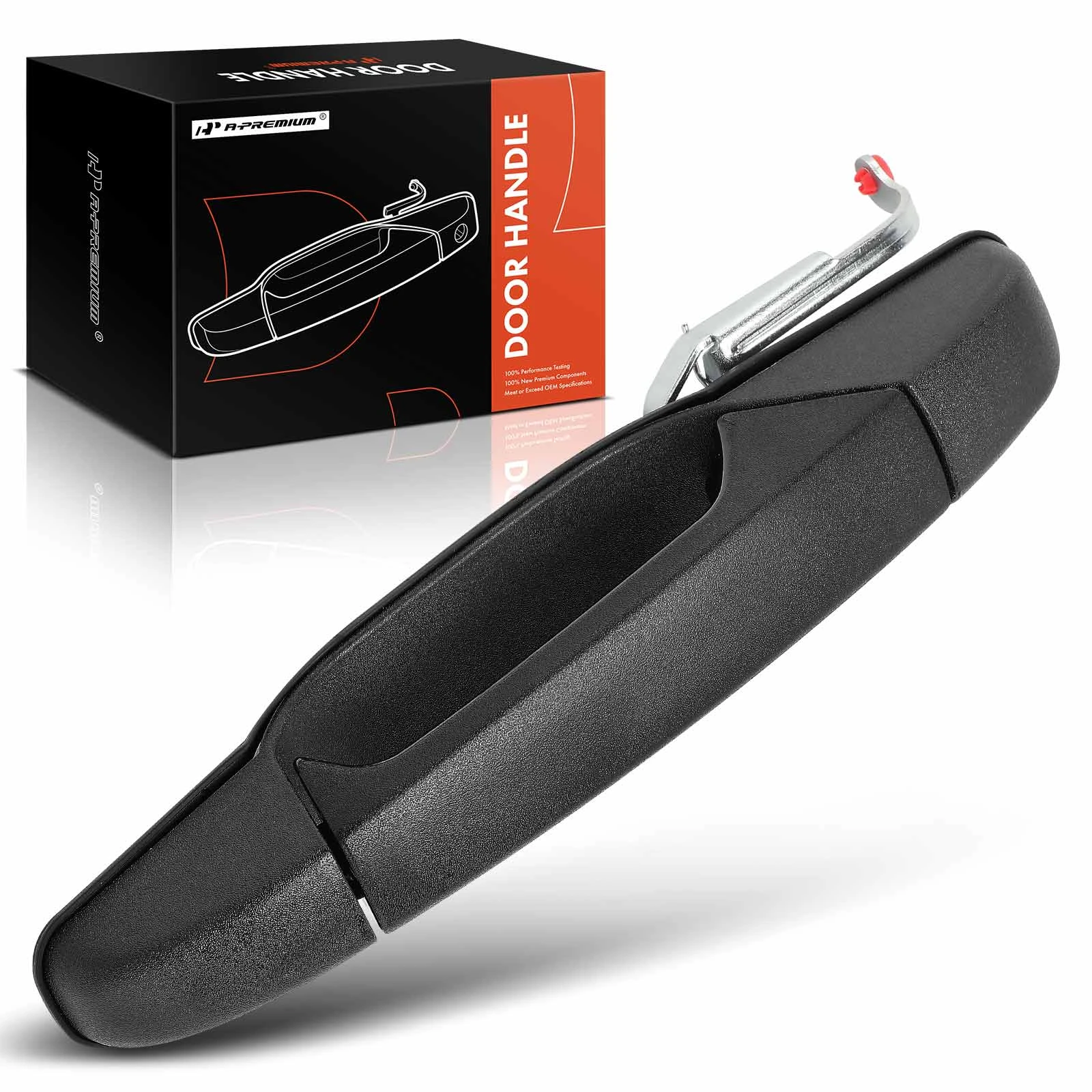 Rear Driver Textured Black Exterior Door Handle