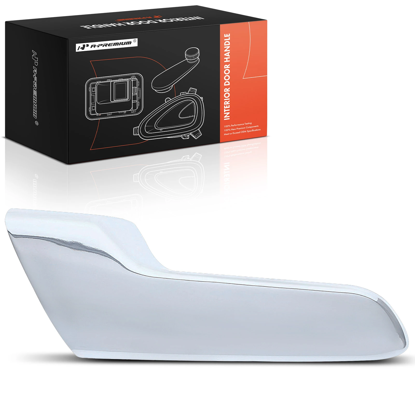 Front Driver Chrome Interior Door Handle