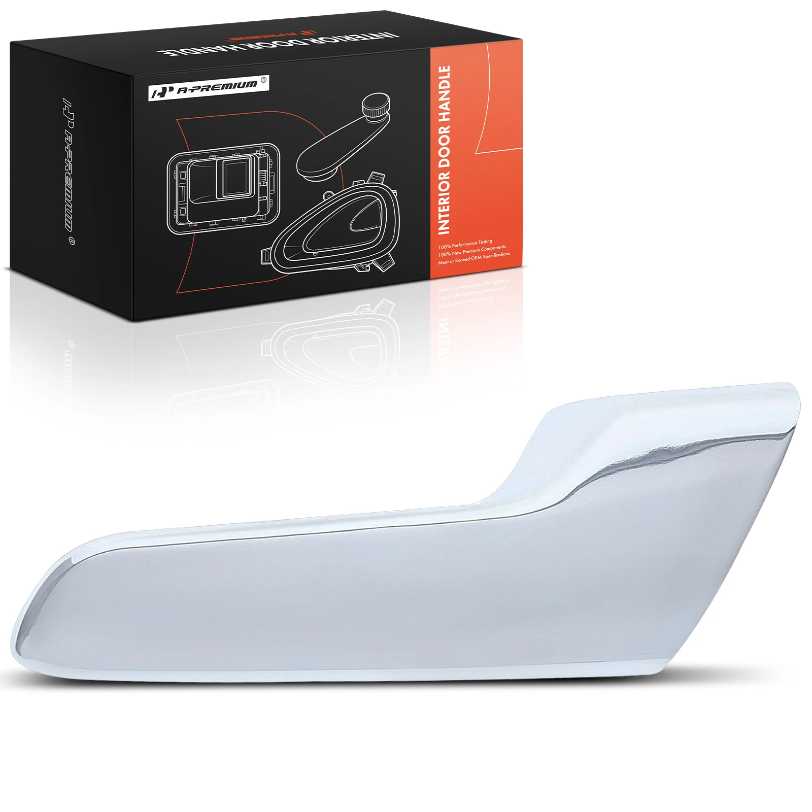 Front Passenger Chrome Interior Door Handle