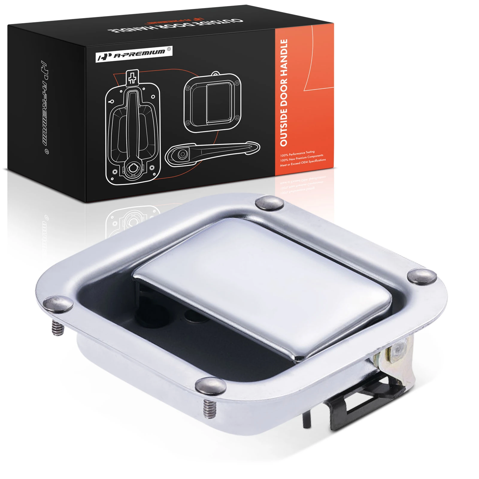 Front Passenger Chrome Interior Door Handle for 1987-2005 Kenworth T800