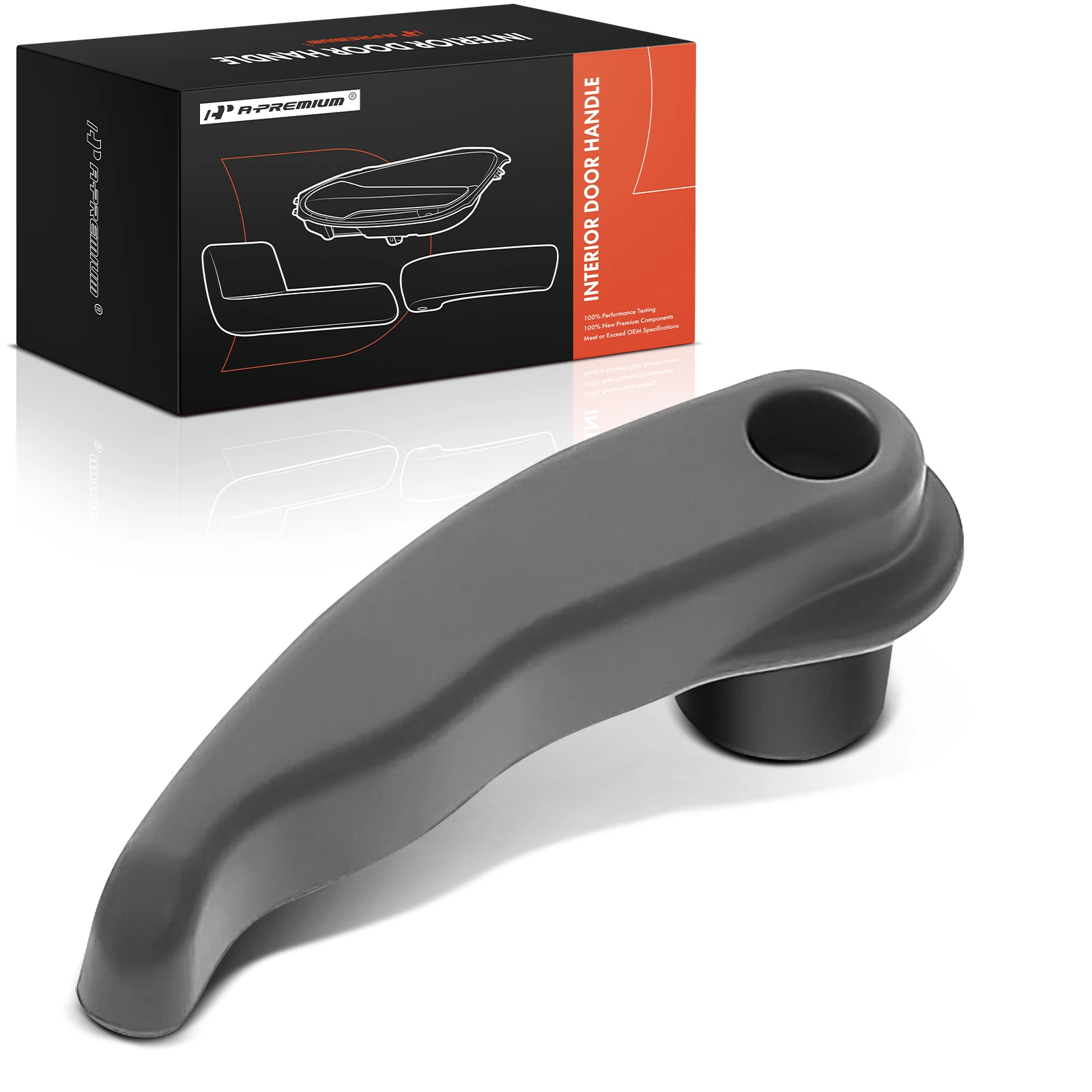 Front Driver Gray Interior Seat Recliner Handle