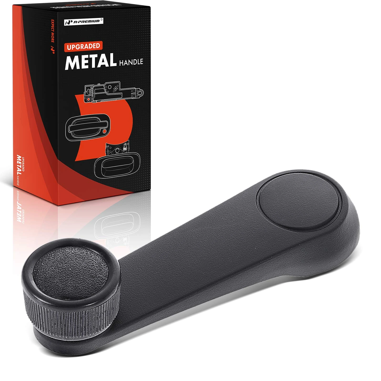 Black Upgraded Metal Interior Door Handle