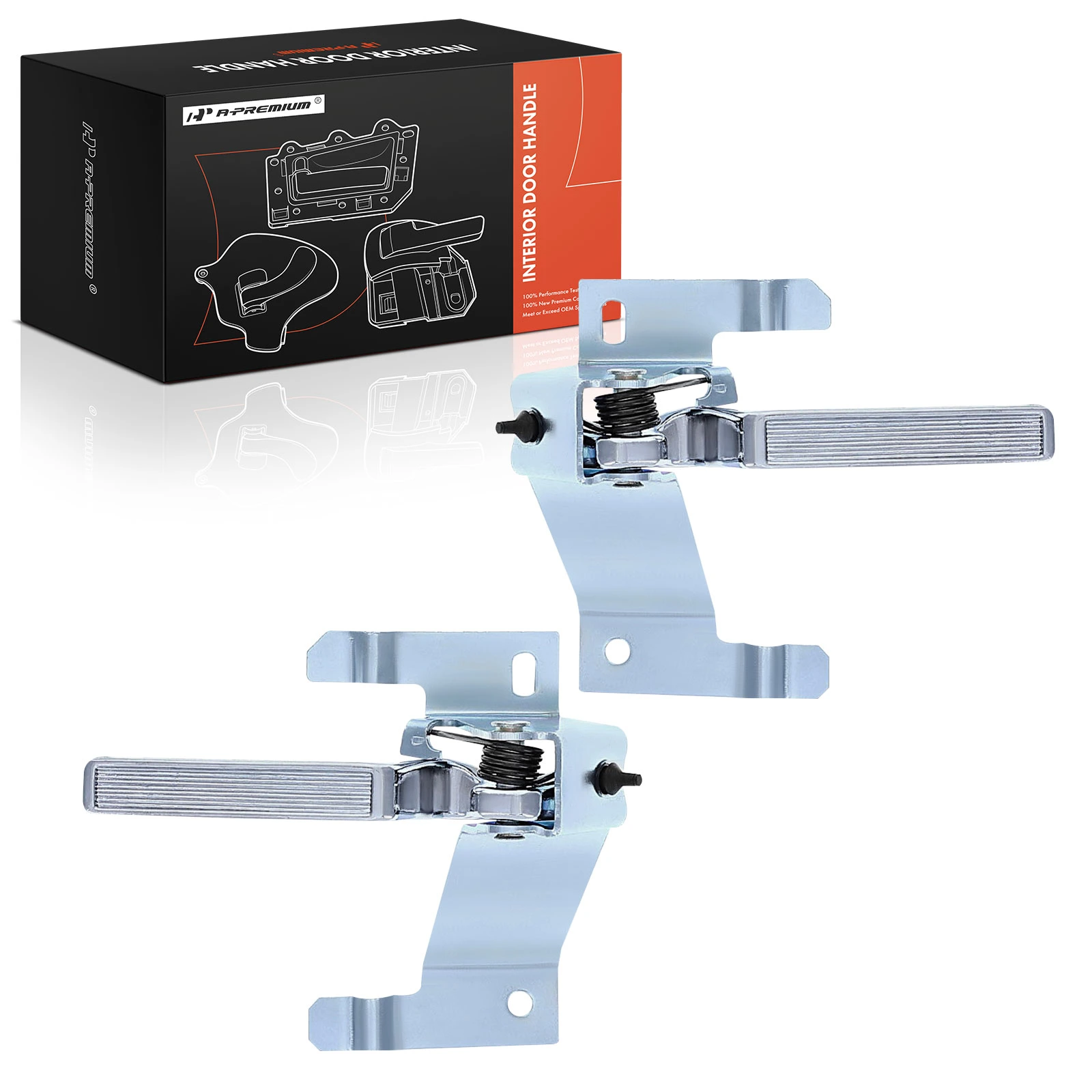 2 Pcs Chrome Interior Door Handle