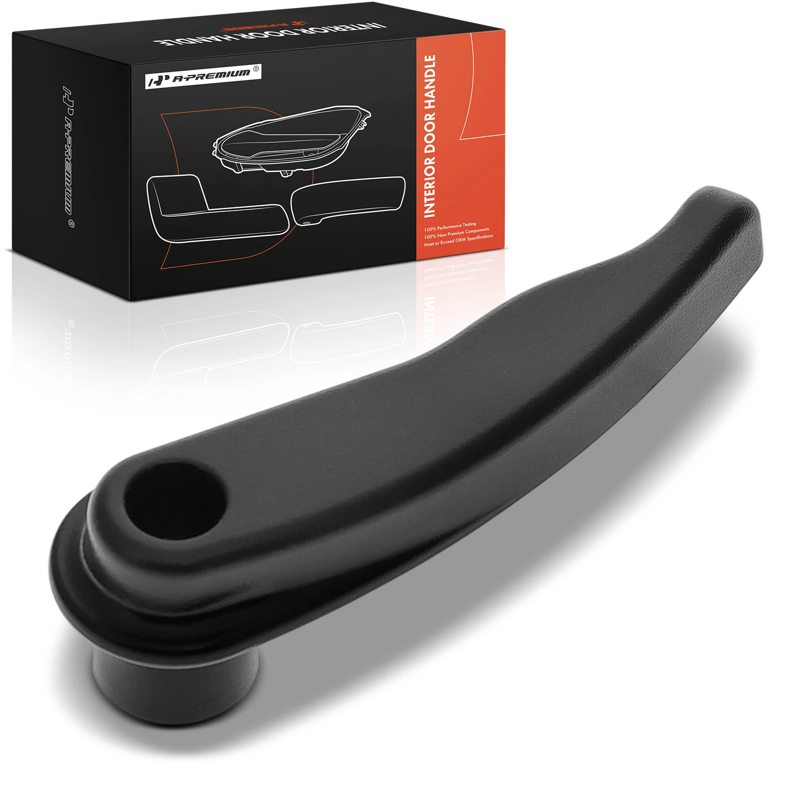 Front Driver Black Interior Seat Recliner Handle