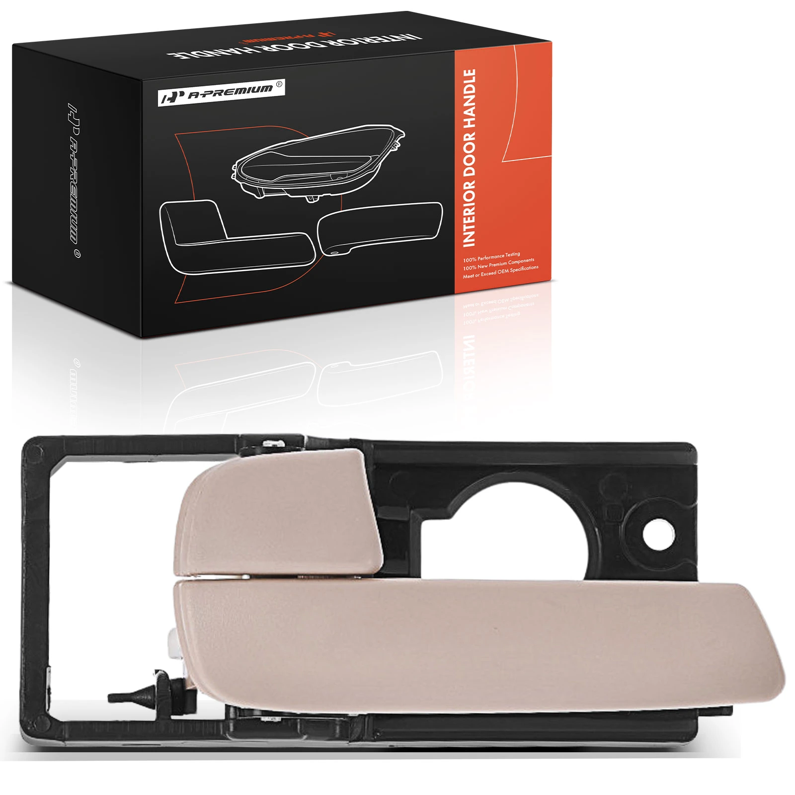 Front Driver Beige Interior Door Handle