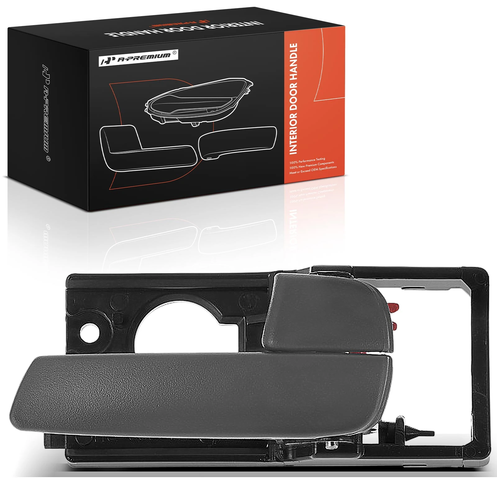 Front Passenger Gray Interior Door Handle