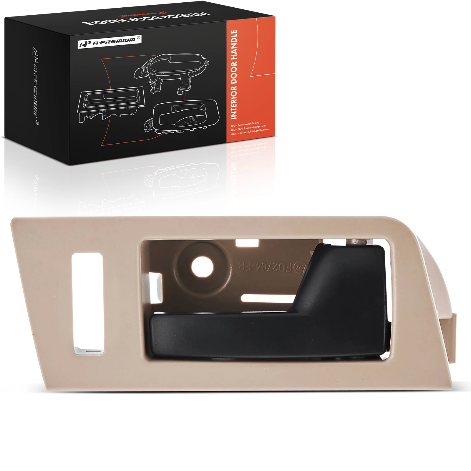 Front Passenger Beige Interior Door Handle