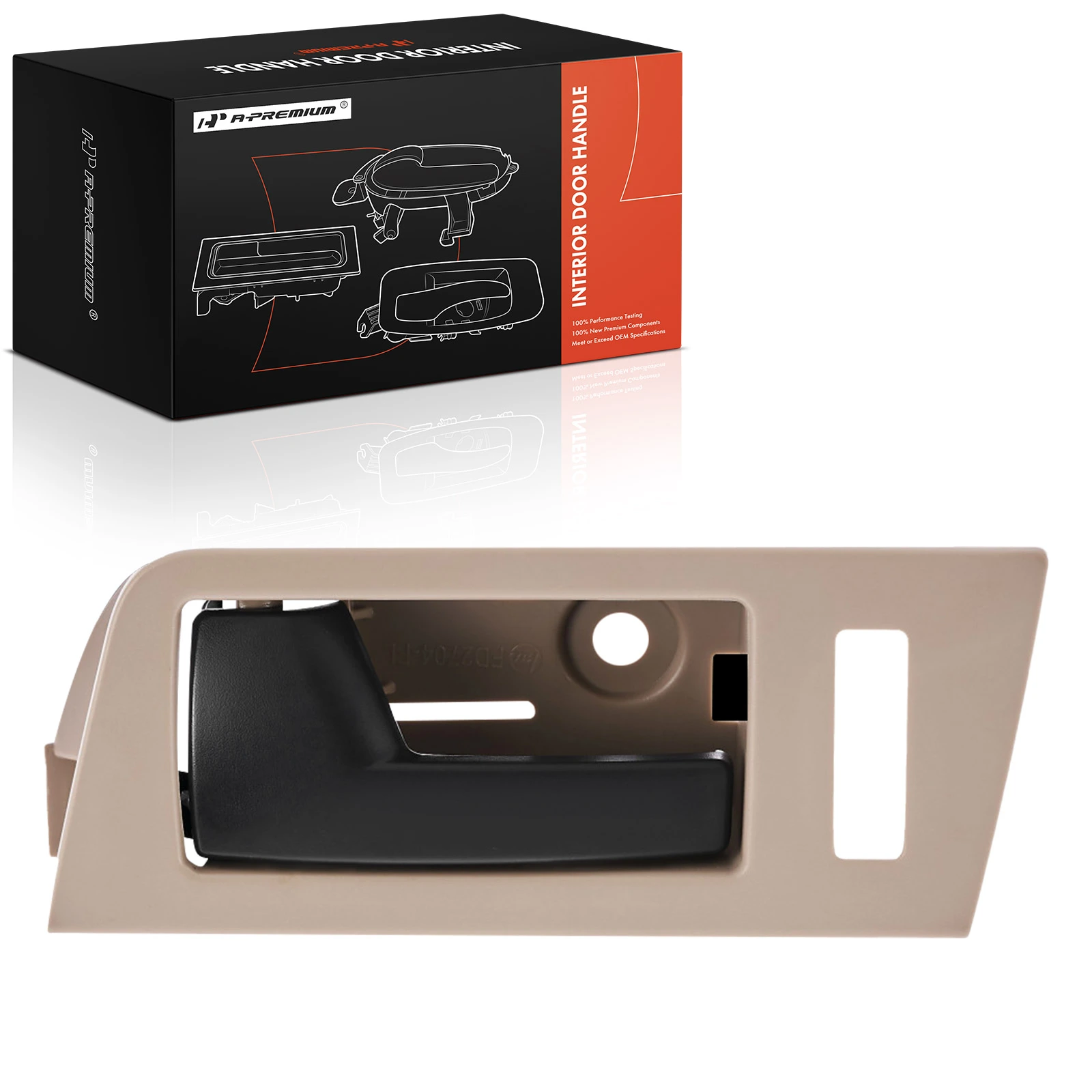 Front Driver Beige Interior Door Handle