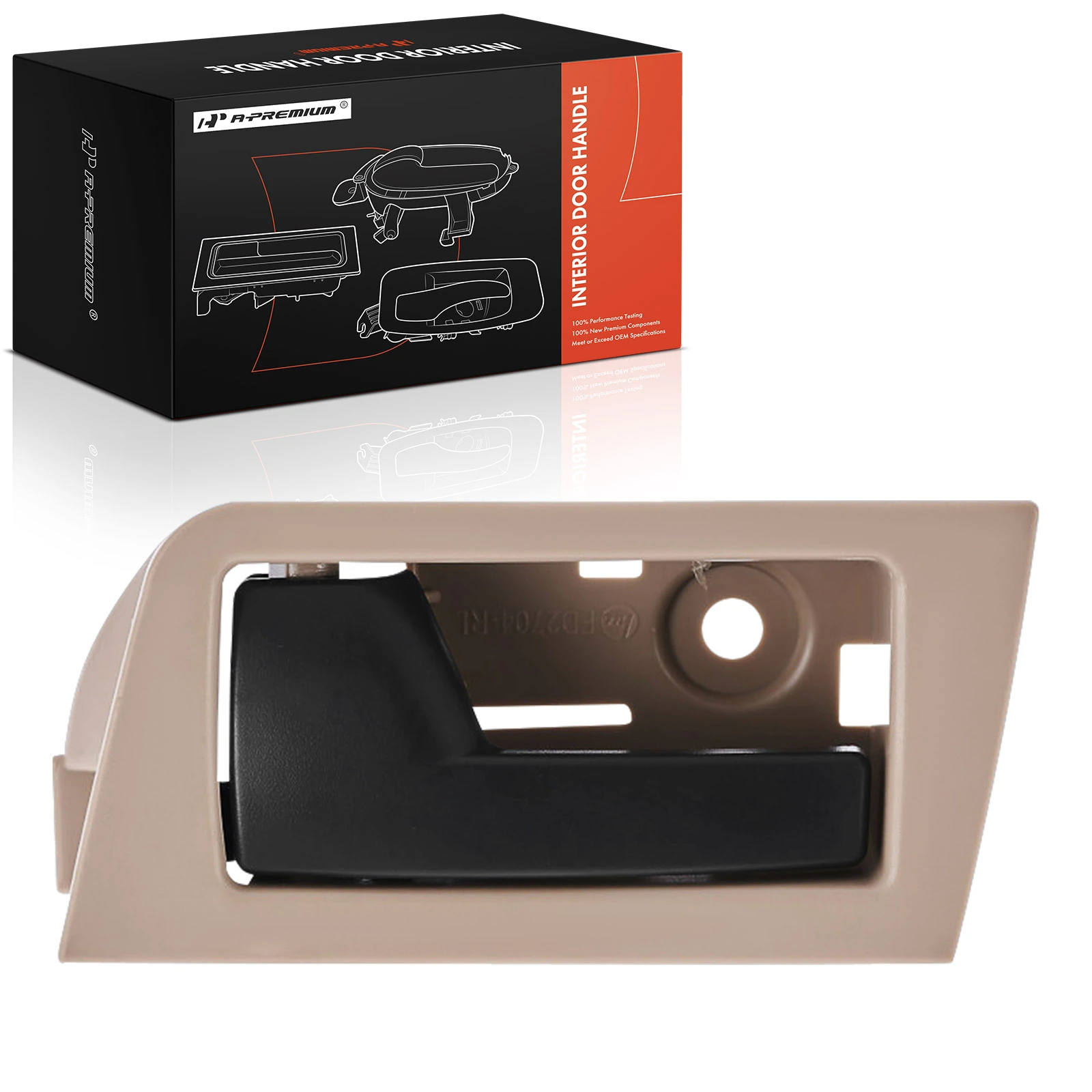 Rear Driver Beige Interior Door Handle