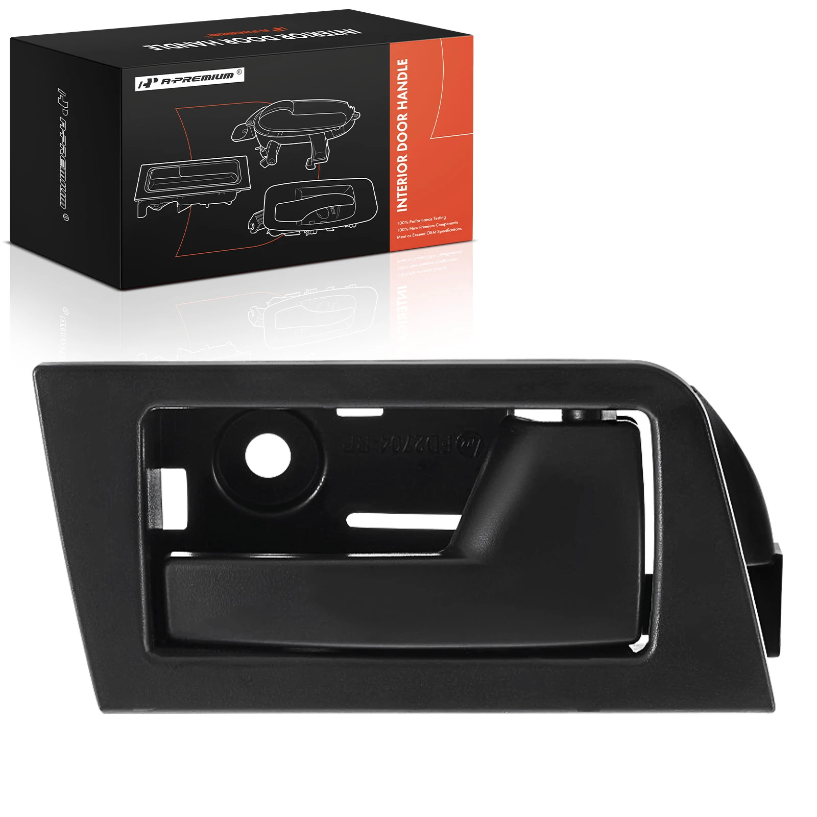 Rear Passenger Black Interior Door Handle