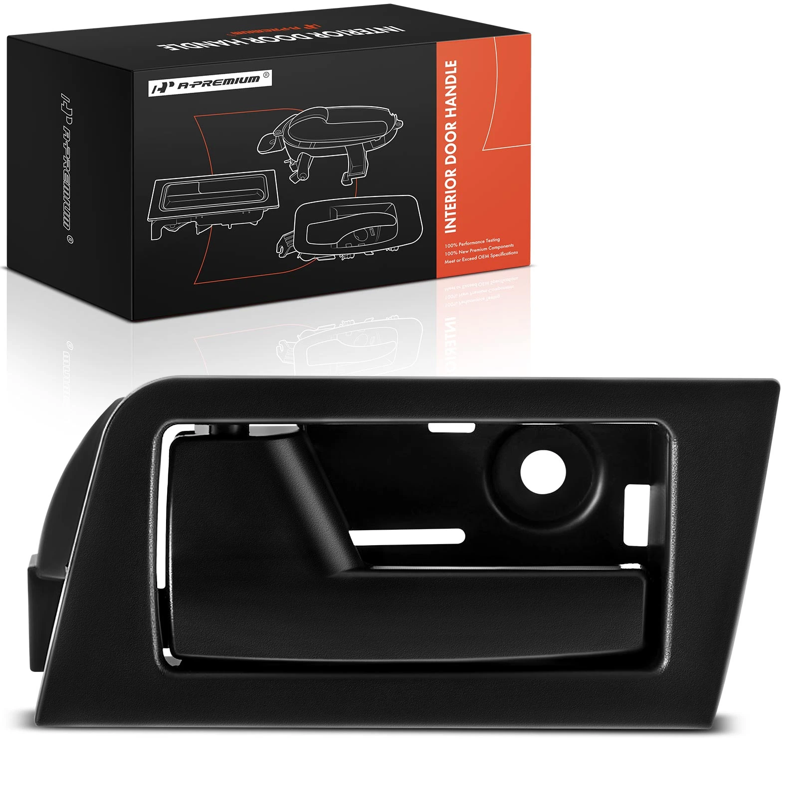 Rear Driver Black Interior Door Handle