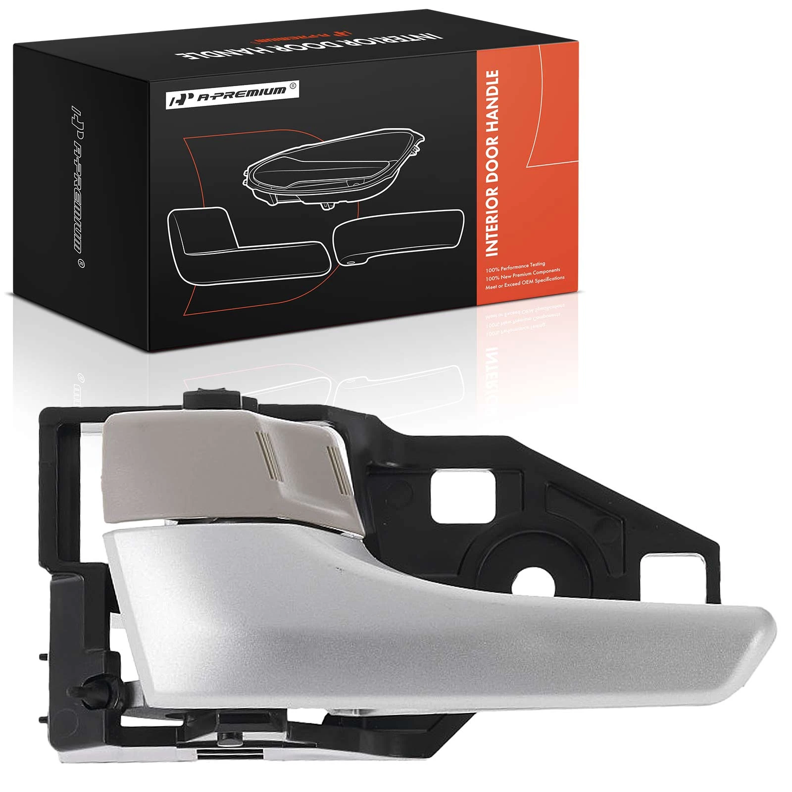 Silver Beige Interior Door Handle