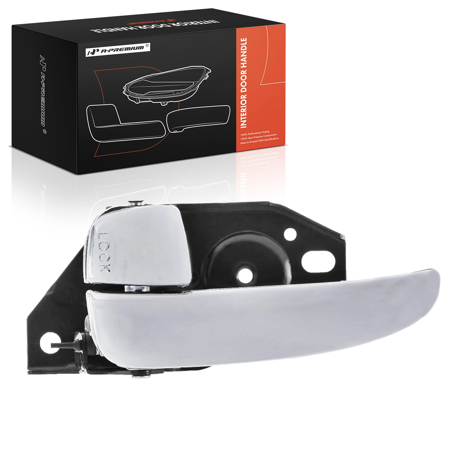 Front Driver or Rear Driver Chrome Interior Door Handle