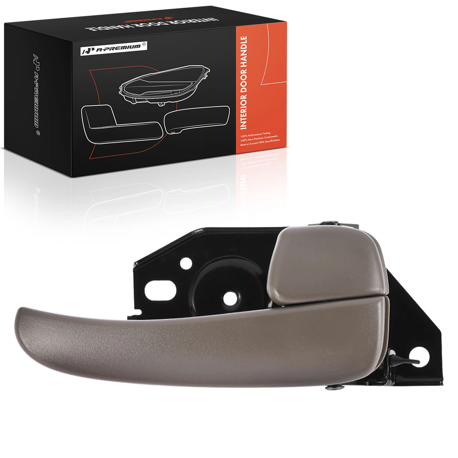 Front Passenger or Rear Passenger Beige Interior Door Handle