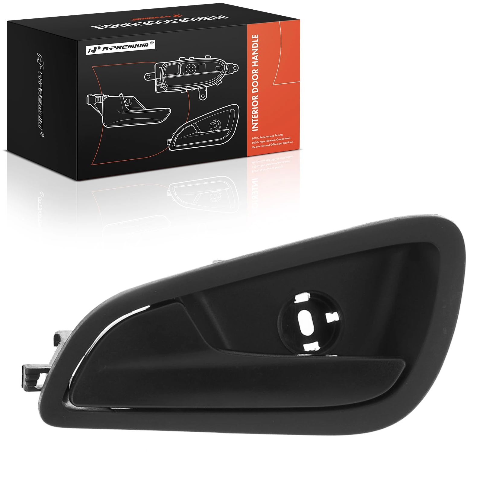 Rear Driver or Front Driver Black Interior Door Handle