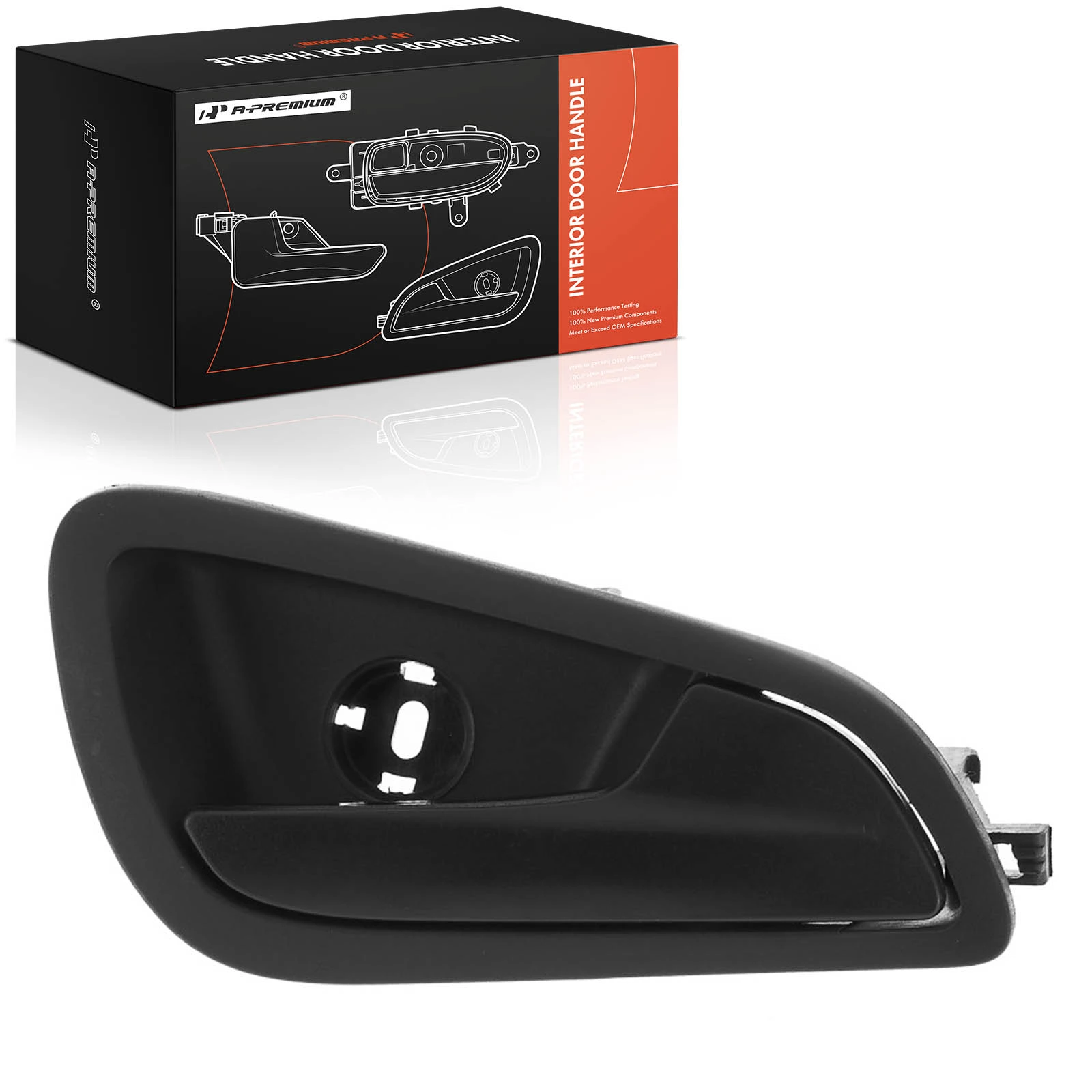 Rear Passenger or Front Passenger Black Interior Door Handle