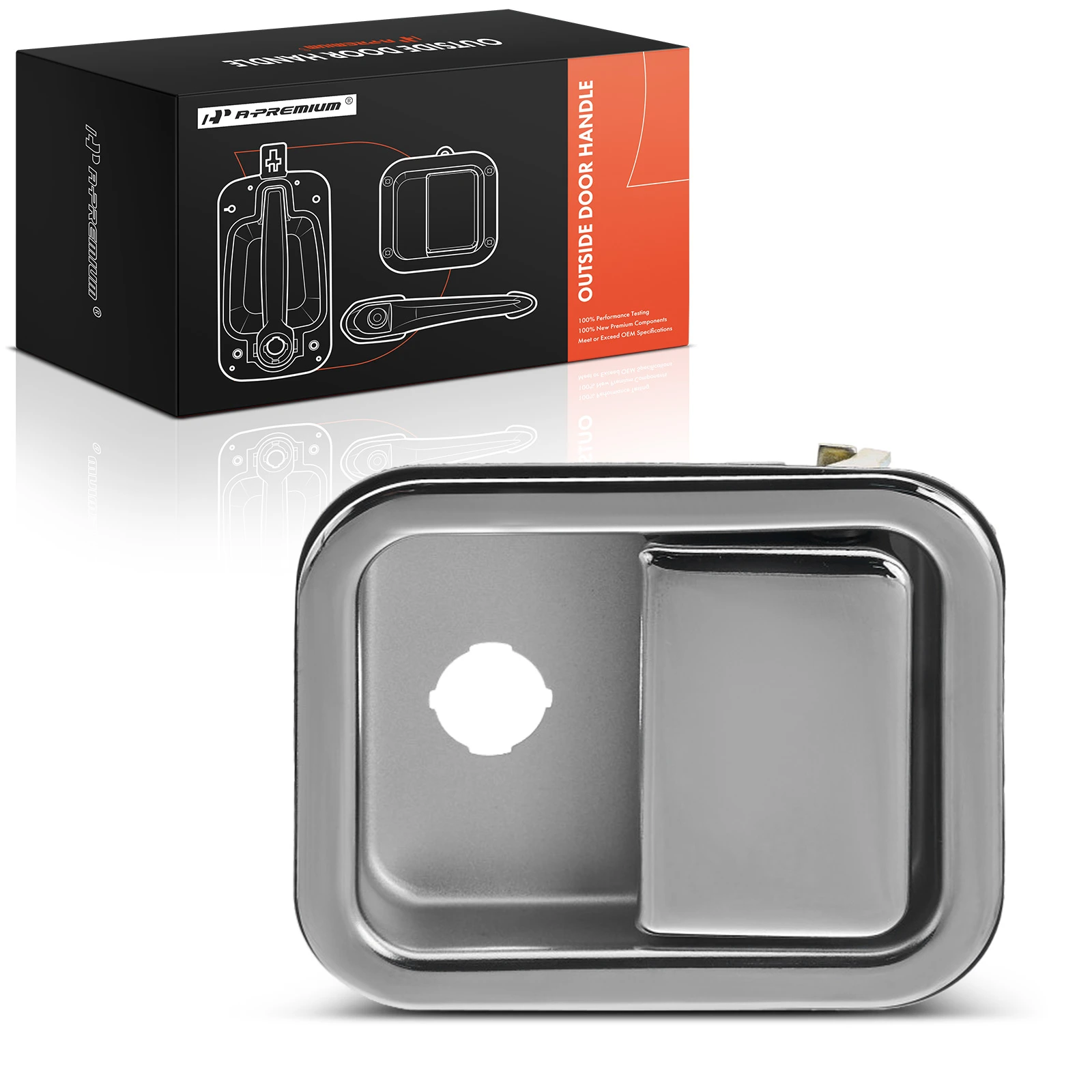 Passenger All Chrome Exterior Door Handle